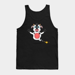 Of Cute Cow Ghost and Flying Tank Top